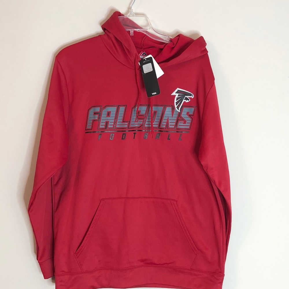 Majestic Red Falcons Football Hoodie